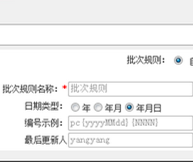 批次規(guī)則設(shè)置