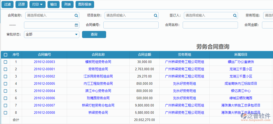 勞務(wù)合同查詢報(bào)表.png