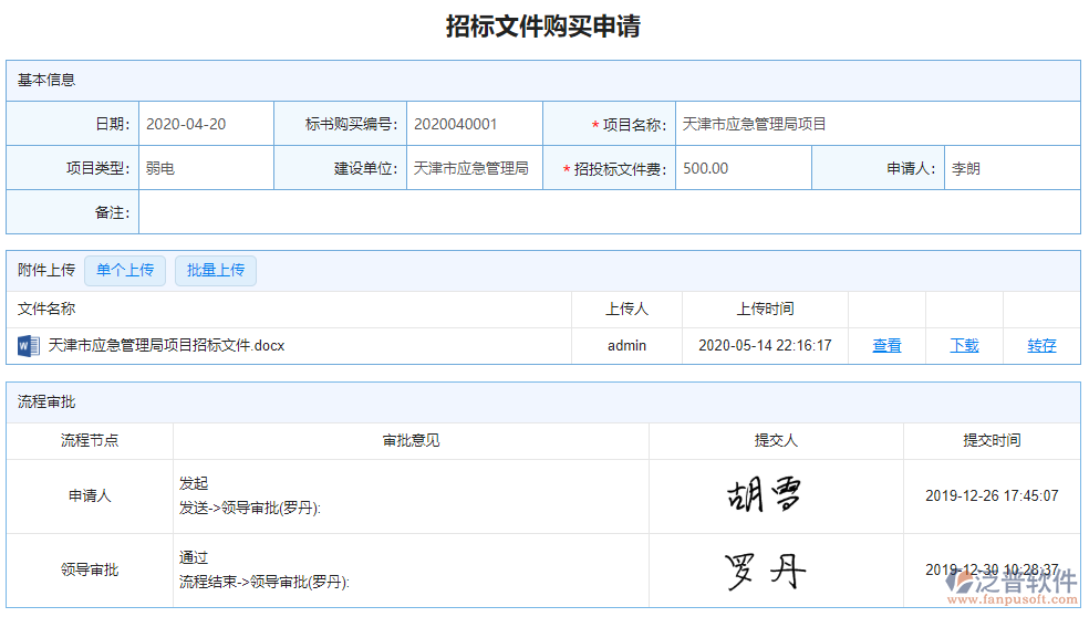 招標(biāo)文件購買
