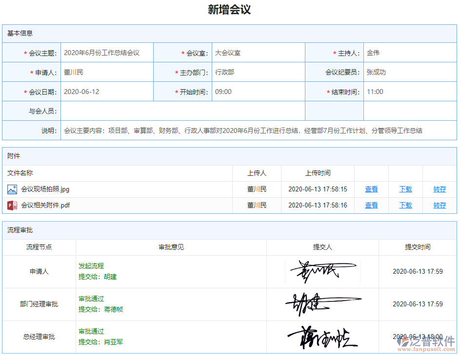 新增會(huì)議