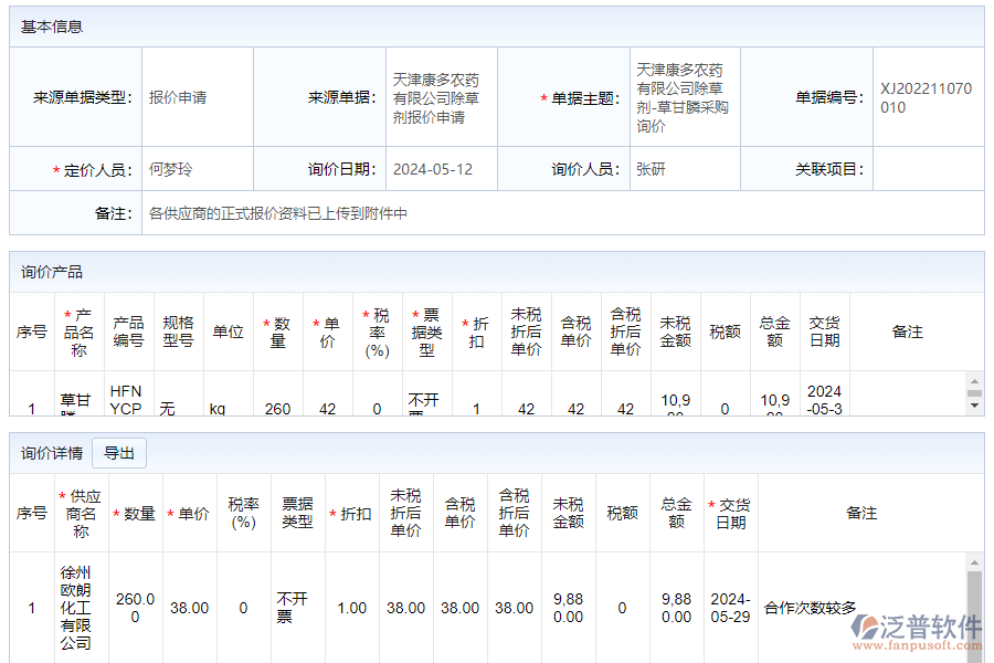 為什么需要采購(gòu)詢價(jià)表管理系統(tǒng)