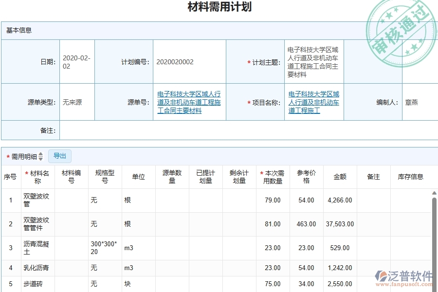泛普軟件-機(jī)電工程企業(yè)材料詢價(jià)對比表的技術(shù)優(yōu)勢