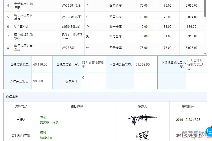 四、泛普軟件-幕墻工程系統(tǒng)中材料入庫(kù)明細(xì)查詢(xún)管理的競(jìng)爭(zhēng)優(yōu)勢(shì)