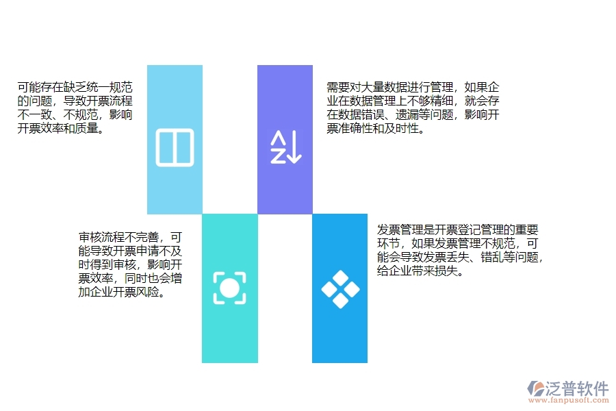 一、使用泛普軟件-幕墻工程系統(tǒng)前，企業(yè)在開(kāi)票登記管理時(shí)的問(wèn)題