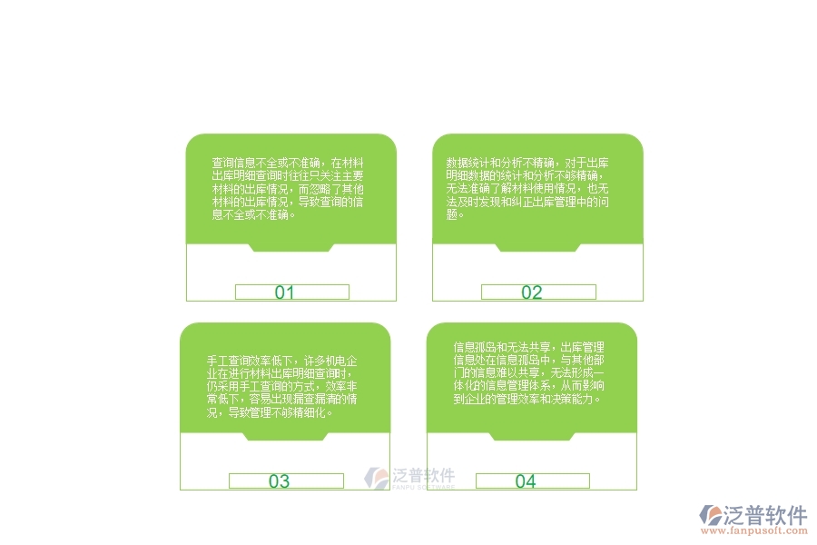 　一、國(guó)內(nèi)80%的機(jī)電企業(yè)在材料出庫明細(xì)查詢中普遍存在的問題