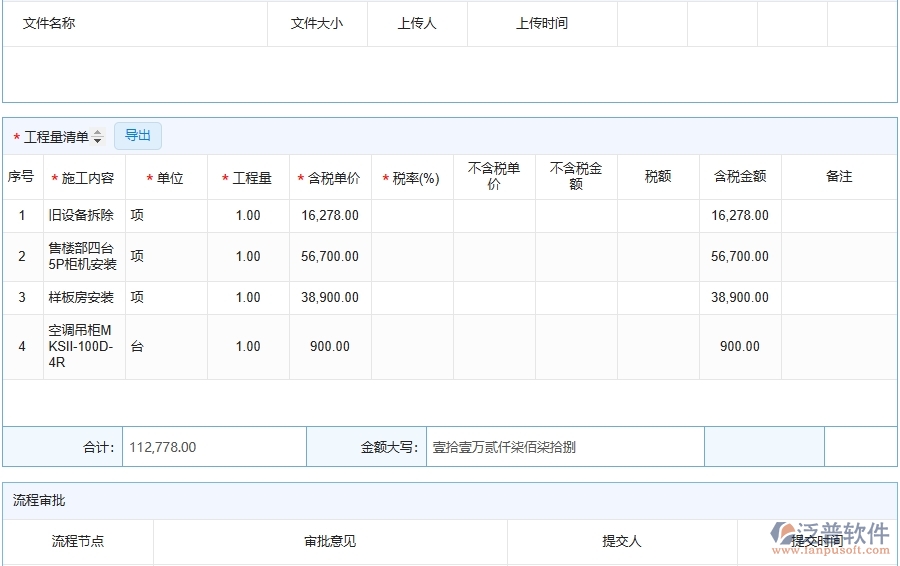 三、泛普軟件-弱電工程管理系統(tǒng)在分包合同列表中的應用場景