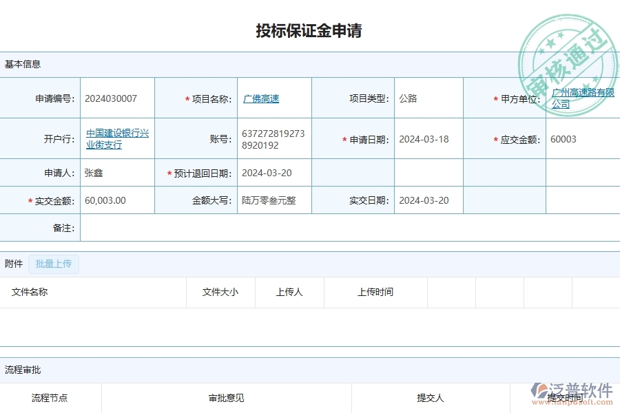 四、泛普軟件-公路工程企業(yè)投標(biāo)保證金申請的技術(shù)優(yōu)勢