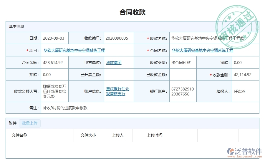 二、泛普軟件-弱電工程企業(yè)管理系統(tǒng)的管控點(diǎn)