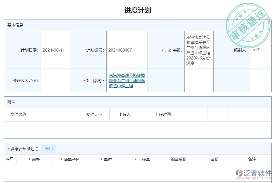 三、泛普軟件-公路工程系統(tǒng)如何解決企業(yè)合施工進(jìn)度計(jì)劃管理問題