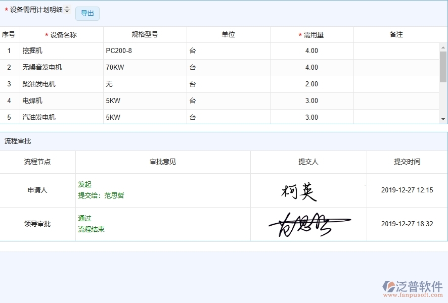 三、泛普軟件-弱電工程管理系統(tǒng)中設(shè)備需用計劃管理的注意事項
