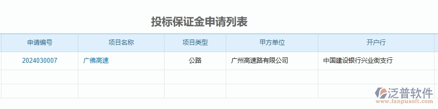 三、公路工程企業(yè)使用了泛普軟件-工程投標保證金匯總表軟件的好處是什么