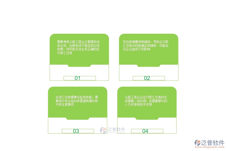 一、公路工程企業(yè)應付款匯總表的不足之處
