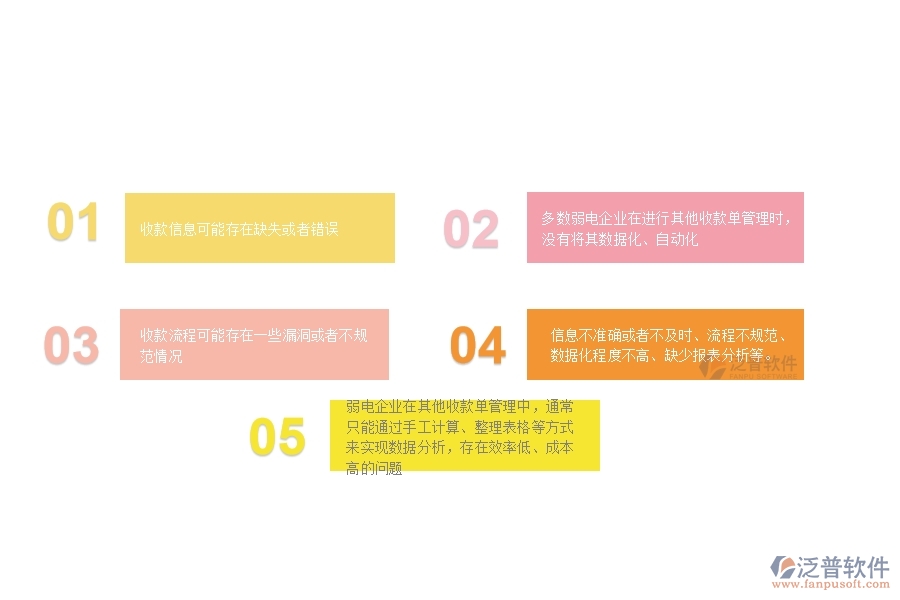 一、多數(shù)弱電企業(yè)在其他收款單列表管理中存在的問題