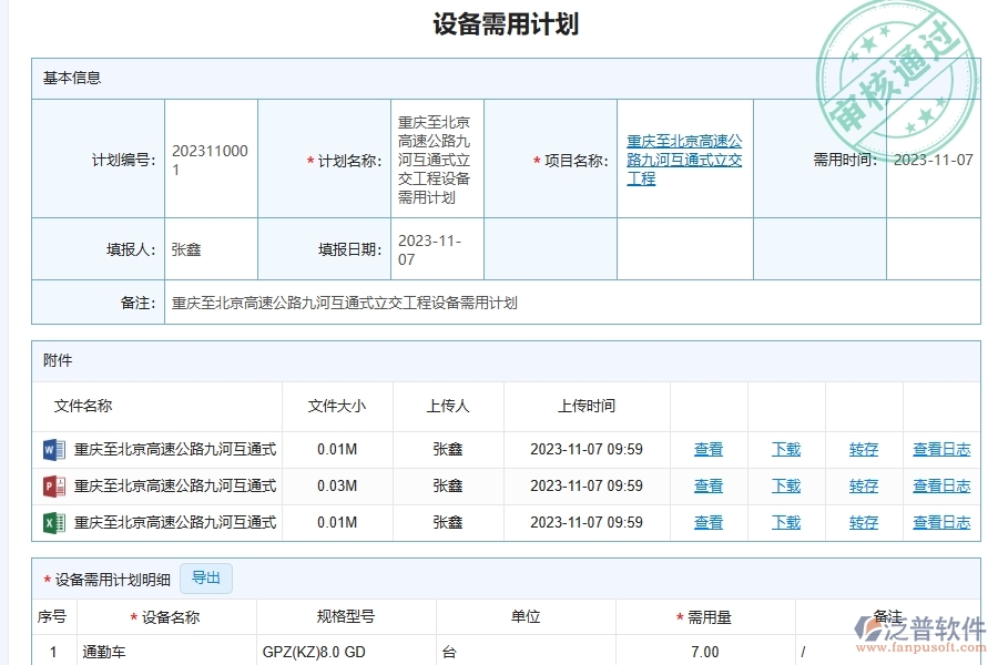 　三、泛普軟件-幕墻工程設(shè)備需用計劃查詢管理系統(tǒng)為企業(yè)帶來的價值