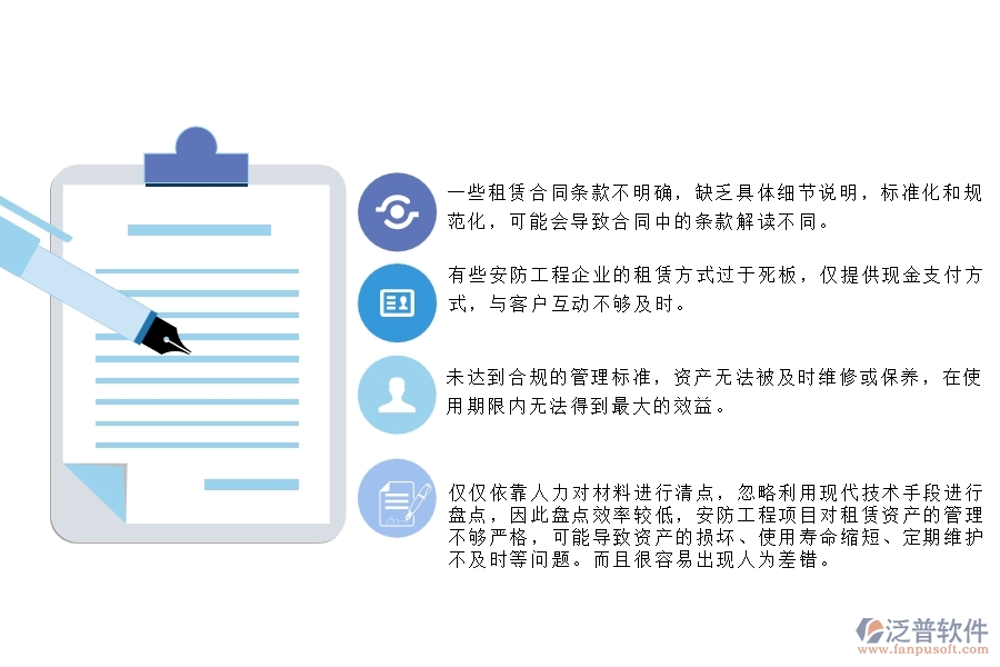 一、在安防工程企業(yè)管理中租賃合同方面存在的問(wèn)題
