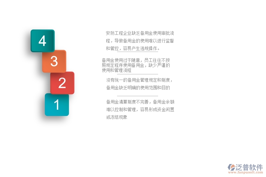 一、安防工程企業(yè)在備用金管理中存在的問(wèn)題
