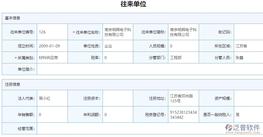 二、泛普軟件-安防工程系統(tǒng)對企業(yè)供應(yīng)商報表管理的作用