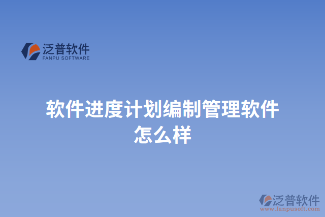 軟件進(jìn)度計劃編制管理軟件怎么樣