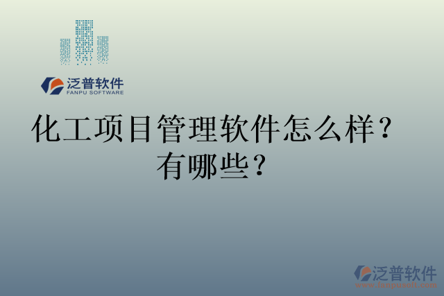 化工項目管理軟件怎么樣？有哪些？