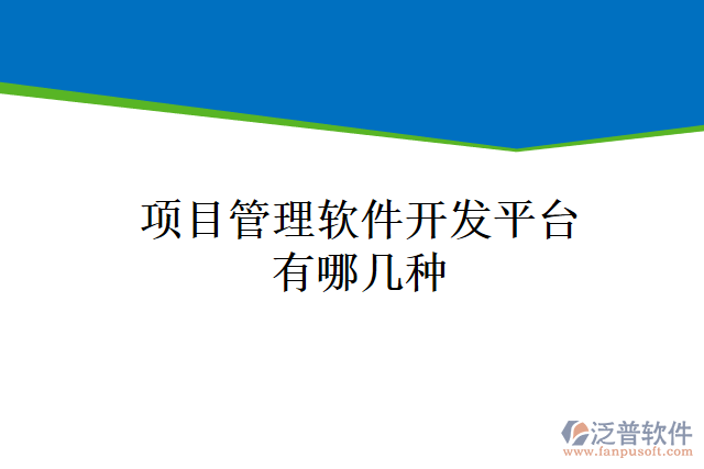 項(xiàng)目管理軟件開發(fā)平臺有哪幾種