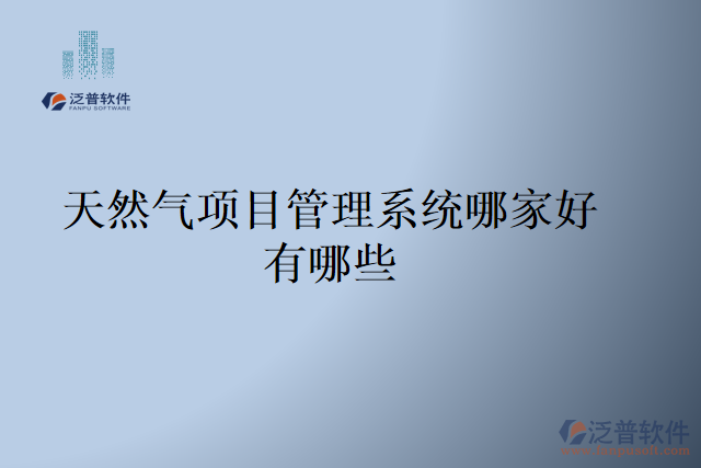 天然氣項目管理系統(tǒng)哪家好？有哪些