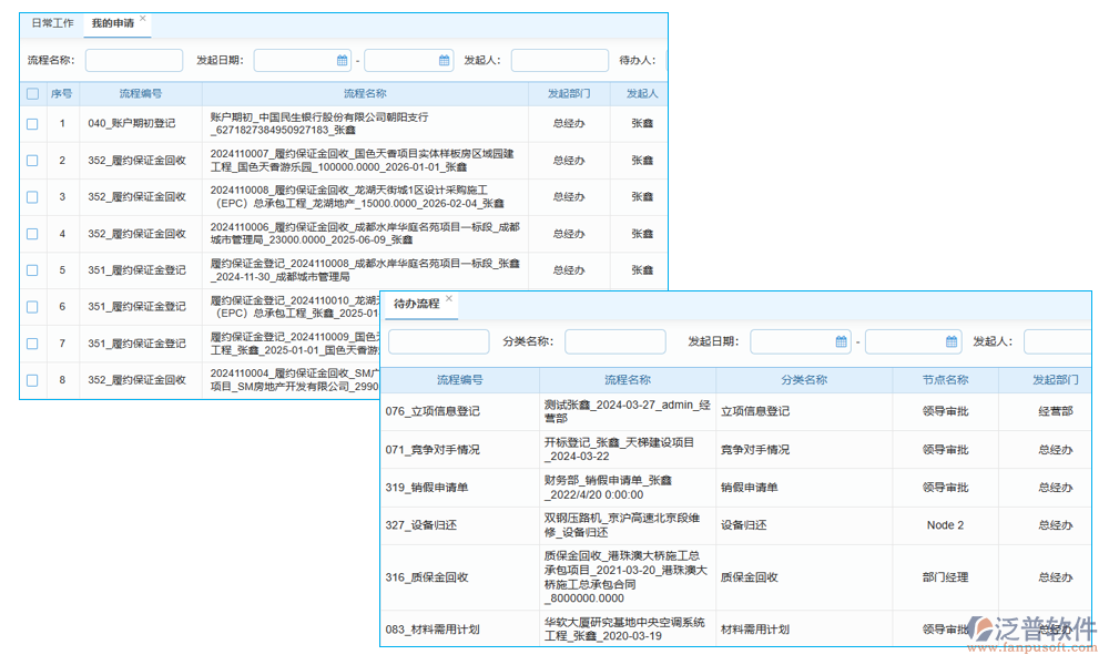 項目設(shè)備調(diào)撥管理軟件