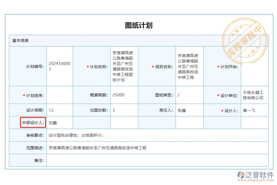揭秘施工企業(yè)工程<a href=http://www.digitaldepost.com/xm/ target=_blank class=infotextkey>項(xiàng)目管理軟件</a>圖紙計(jì)劃中外部設(shè)計(jì)人字段的編制之道