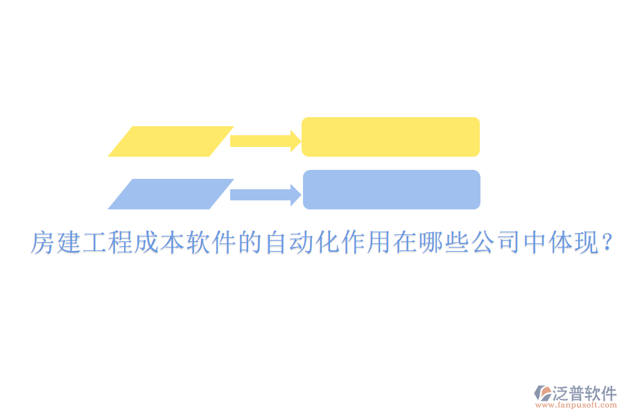 房建工程成本軟件的自動(dòng)化作用在哪些公司中體現(xiàn)？