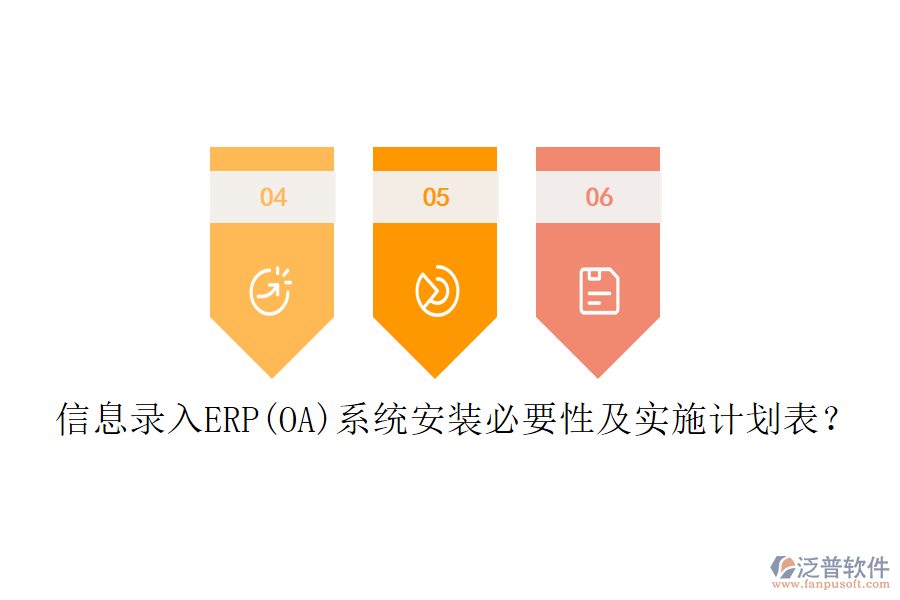 信息錄入ERP(OA)系統(tǒng)安裝必要性及實(shí)施計(jì)劃表？