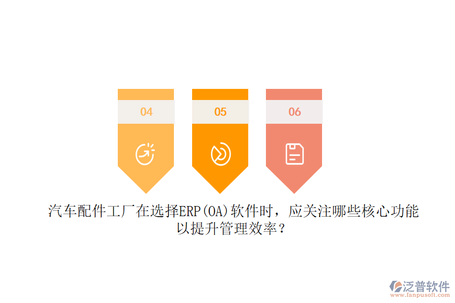汽車配件工廠在選擇ERP(OA)軟件時，應(yīng)關(guān)注哪些核心功能以提升管理效率？