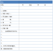 美容院店長日?qǐng)?bào)表